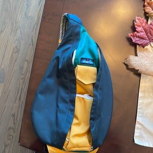 New Kavu bag.  Green and gold